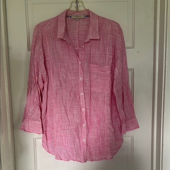 Pink Button-Up Shirt - Picture 1 of 5